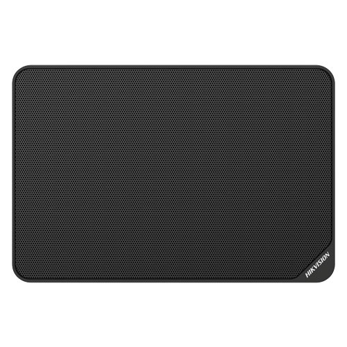 Difuzor secundar tip cabinet Hikvision DS-QAZ0120G1R-S negru, 20 W, pentru difuzor master DS-QAZ1120