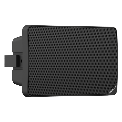 Difuzor secundar tip cabinet Hikvision DS-QAZ0120G1R-S negru, 20 W, pentru difuzor master DS-QAZ1120
