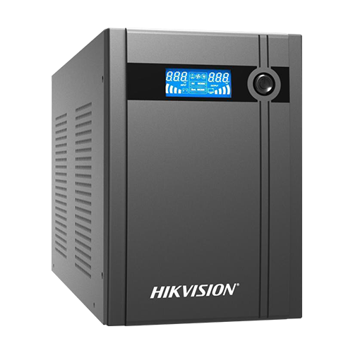 UPS Hikvision DS-UPS3000 de 3000VA / 1800W, afisaj LCD, AVR, 4 acumulatori 12V/9Ah, port USB