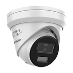 Camera IP turret 4MP Hikvision AcuSense DS-2CD2343G2-LI2U-SL, lentila 2.8 mm, IR si lumina alba 30 m
