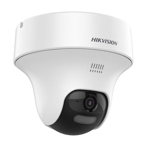 Camera analogica HD PT 4MP Hikvision DS-2CE70K0T-PTLTS, lentila 2.8 mm, IR si lumina alba 25 m