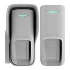 Detector cortina exterior Ajax Curtain Outdoor Jeweller, PIR + microunde, 12 m, imunitate animale