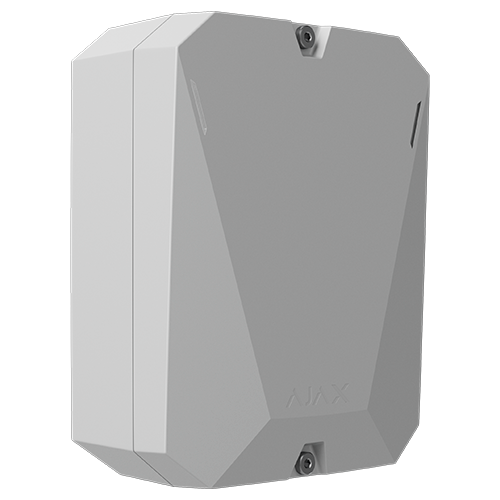 Centrala alarma wireless Ajax Hub BP alba, alimentare 4.2-16V sau baterie, 2 SIM LTE, 100 senzori