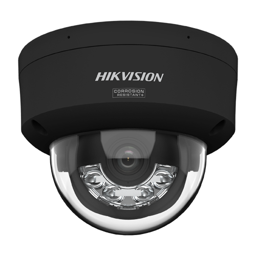 Camera IP dome 4MP Hikvision DS-2CD2147G3-LIS2UY neagra, lentila 2.8 mm, IR si lumina alba 30 m