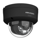 Camera IP dome 4MP Hikvision DS-2CD2147G3-LIS2UY neagra, lentila 2.8 mm, IR si lumina alba 30 m