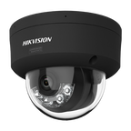 Camera IP dome 4MP Hikvision DS-2CD2147G3-LIS2UY neagra, lentila 2.8 mm, IR si lumina alba 30 m