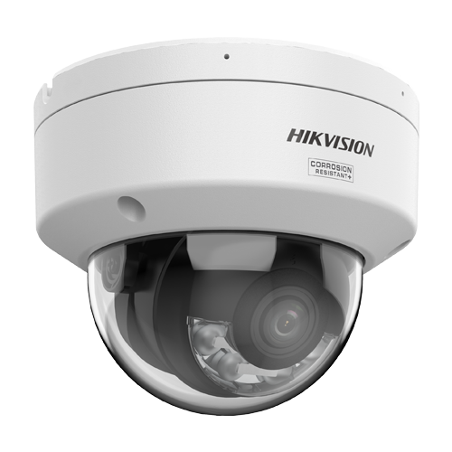 Camera IP dome 4MP Hikvision AcuSeek DS-2CD2147G3-LIS2UY, lentila 2.8 mm, IR si lumina alba 30 m
