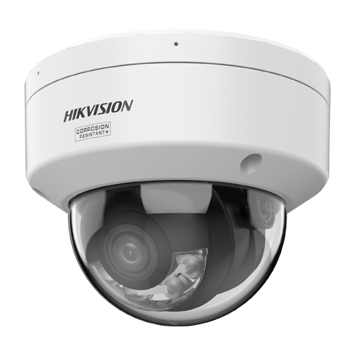 Camera IP dome 4MP Hikvision AcuSeek DS-2CD2147G3-LIS2UY, lentila 2.8 mm, IR si lumina alba 30 m