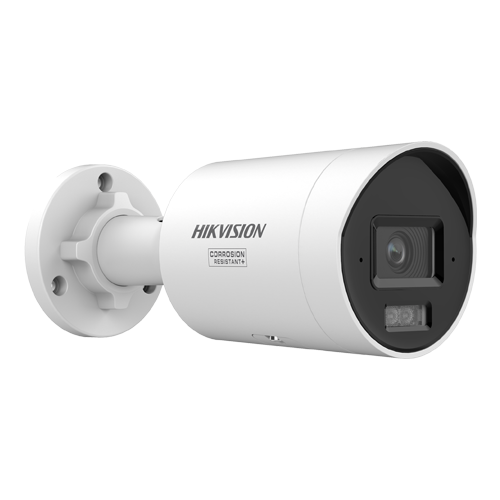 Camera IP bullet 4MP Hikvision AcuSeek DS-2CD2047G3-LI2UY, lentila 2.8 mm, IR si lumina alba 40 m