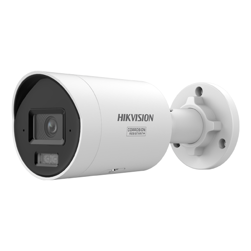 Camera IP bullet 4MP Hikvision AcuSeek DS-2CD2047G3-LI2UY, lentila 2.8 mm, IR si lumina alba 40 m