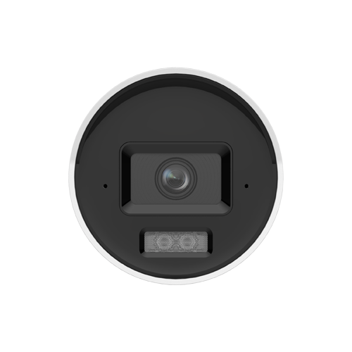 Camera IP bullet 4K Hikvision AcuSeek DS-2CD2087G3-LI2UY, lentila 2.8 mm, IR si lumina alba 40 m