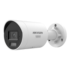 Camera IP bullet 4K Hikvision AcuSeek DS-2CD2087G3-LI2UY, lentila 2.8 mm, IR si lumina alba 40 m