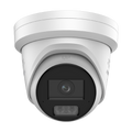 Camera IP turret 4K Hikvision AcuSeek DS-2CD2387G3-LIS2UY-SL, lentila 2.8 mm, IR si lumina alba 30 m