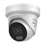 Camera IP turret 4K Hikvision AcuSeek DS-2CD2387G3-LIS2UY-SL, lentila 2.8 mm, IR si lumina alba 30 m