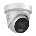 Camera IP turret 4MP Hikvision DS-2CD2347G3-LIS2UY-SL, lentila 2.8 mm, IR si lumina alba 30 m