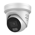 Camera IP turret 4MP Hikvision DS-2CD2347G3-LIS2UY-SL, lentila 2.8 mm, IR si lumina alba 30 m