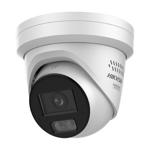 Camera IP turret 4MP Hikvision DS-2CD2347G3-LIS2UY-SL, lentila 2.8 mm, IR si lumina alba 30 m