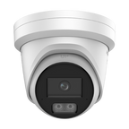 Camera IP turret 4K Hikvision AcuSeek DS-2CD2387G3-LI2UY, lentila 2.8 mm, IR si lumina alba 30 m