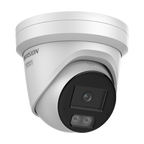 Camera IP turret 4K Hikvision AcuSeek DS-2CD2387G3-LI2UY, lentila 2.8 mm, IR si lumina alba 30 m