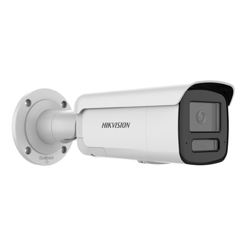 Camera IP bullet 4MP Hikvision DS-2CD2T47G3-LIS2UY-SL, lentila 2.8 mm, IR si lumina alba 60 m