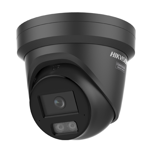 Camera IP turret 4MP Hikvision DS-2CD2347G3-LI2UY neagra, lentila 2.8 mm, IR si lumina alba 30 m