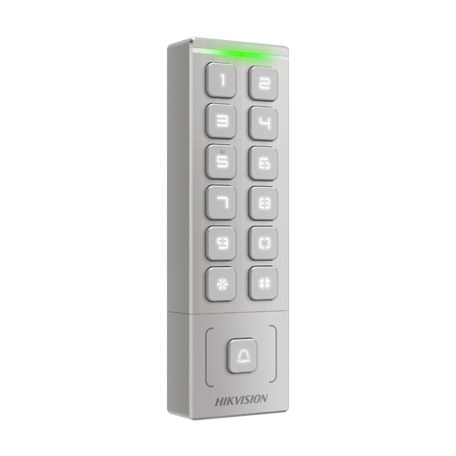 Terminal control acces Hikvision DS-K1T809MWX cu card Mifare si PIN, Wi-Fi, 5.000 cartele, IP65