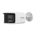 Camera IP bullet 6MP Hikvision DS-2CD1T67G2HP-LIUF-SL, panoramica 180 grade, IR si lumina alba 30 m
