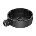 Doza de conexiuni Hikvision DS-1280ZJ-DM8 neagra pentru camere dome, aluminiu, perete sau tavan