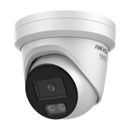 Camera IP turret 6MP Hikvision AcuSeek DS-2CD2367G3-LI2UY, lentila 2.8 mm, IR si lumina alba 30 m
