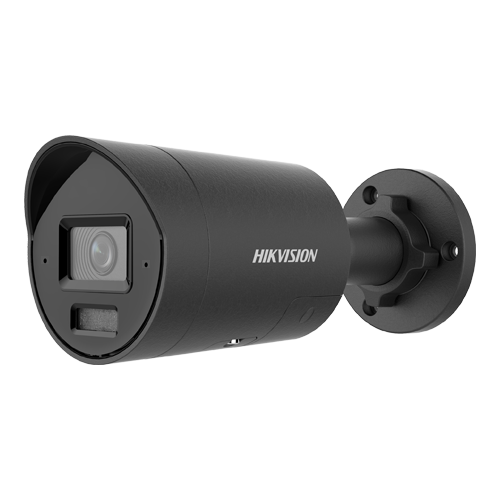 Camera IP bullet 4MP Hikvision DS-2CD2047G3-LI2UY-SL neagra, lentila 2.8 mm, IR si lumina alba 40 m