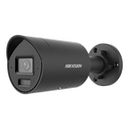 Camera IP bullet 4MP Hikvision DS-2CD2047G3-LI2UY-SL neagra, lentila 2.8 mm, IR si lumina alba 40 m