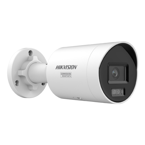 Camera IP bullet 4K Hikvision AcuSeek DS-2CD2087G3-LIY, lentila 2.8 mm, IR si lumina alba 40 m