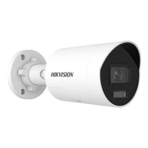 Camera IP bullet 4MP Hikvision AcuSeek DS-2CD2047G3-LI2UY-SL, lentila 2.8 mm, IR si lumina alba 40 m