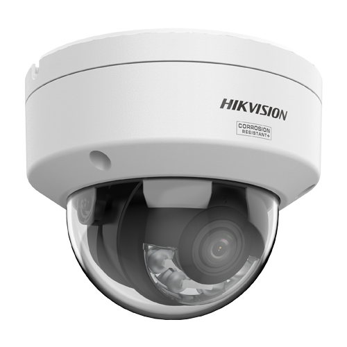 Camera IP dome 4MP Hikvision AcuSeek DS-2CD2147G3-LIY, lentila 2.8 mm, IR si lumina alba 30 m