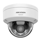 Camera IP dome 4K Hikvision AcuSeek DS-2CD2187G3-LIY, lentila 2.8 mm, IR si lumina alba 30 m