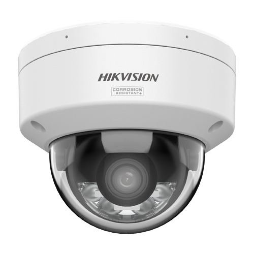 Camera IP dome 6MP Hikvision AcuSeek DS-2CD2167G3-LIS2UY, lentila 2.8 mm, IR si lumina alba 30 m