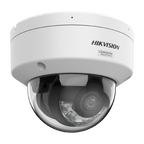 Camera IP dome 6MP Hikvision AcuSeek DS-2CD2167G3-LIS2UY, lentila 2.8 mm, IR si lumina alba 30 m