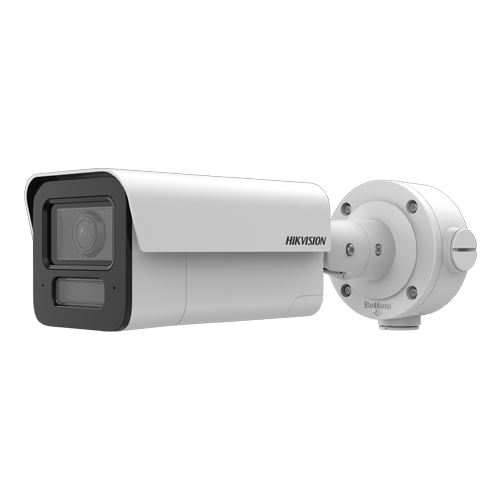 Camera IP bullet 4MP Hikvision DarkFighter iDS-2CD5T47G2-V-XS, lentila 4 mm, IR si lumina alba 80 m