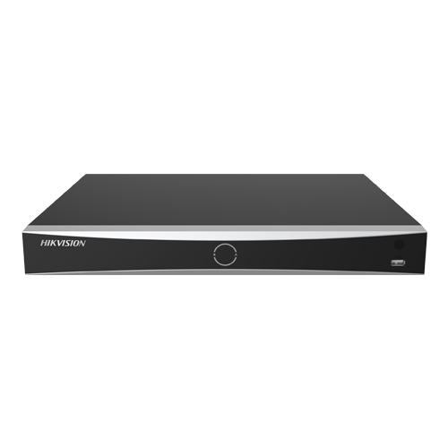 NVR 8 canale Hikvision AcuSeek DS-7608NXI-I2-8P-VPro, 8 porturi PoE, 4K, 2 HDD, recunoastere faciala