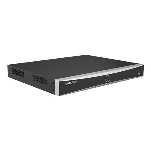 NVR 8 canale Hikvision AcuSeek DS-7608NXI-I2-Vpro, pana la 32MP, alarma, 2 HDD 20 TB, HDMI 4K, rack