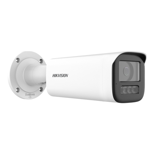Camera IP bullet 2MP Hikvision DS-2CD1B23G2-LIU, lentila 2.8 mm, IR si lumina alba 60 m, microfon