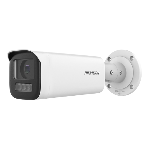 Camera IP bullet 4MP Hikvision DS-2CD1B43G2-LIUF, lentila 2.8 mm, IR si lumina alba 60 m, microfon