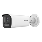Camera IP bullet 4MP Hikvision DS-2CD1B43G2-LIUF, lentila 2.8 mm, IR si lumina alba 60 m, microfon