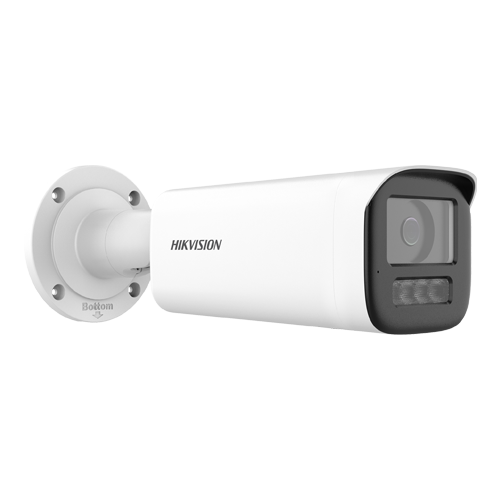 Camera IP bullet 2MP Hikvision DS-2CD1B23G2-LIUF, lentila 2.8 mm, IR si lumina alba 60 m, microfon