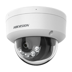 Camera IP dome 2MP Hikvision DS-2CD1123G2-LIUF, lentila 2.8 mm, IR si lumina alba 30 m, microfon