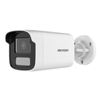 Camera IP bullet 4MP Hikvision DS-2CD1T43G2-LIUF, lentila 4 mm, IR si lumina alba 50 m, microfon