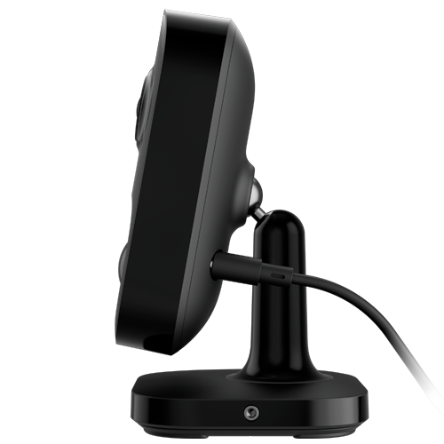 Camera IP de interior Ajax IndoorCam neagra, 4MP, Wi-Fi, senzor PIR, IR 8 m, detectie AI, unghi 110