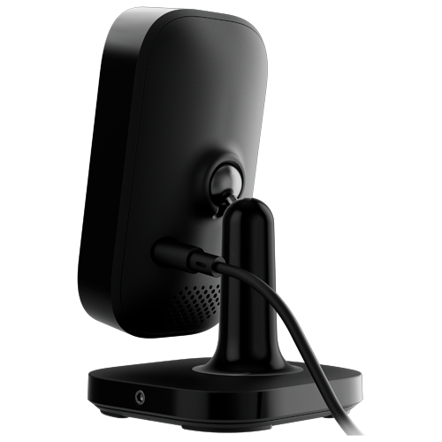 Camera IP de interior Ajax IndoorCam neagra, 4MP, Wi-Fi, senzor PIR, IR 8 m, detectie AI, unghi 110