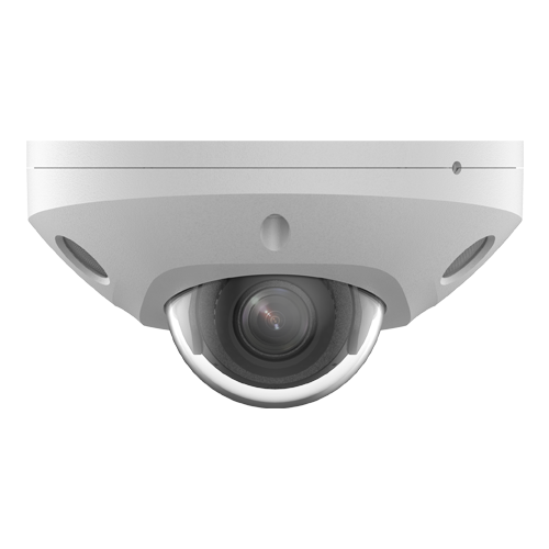 Camera IP dome 4MP Hikvision AcuSense DS-2CD2543G2-LIS2U, lentila 2.8 mm, IR si lumina alba 30 m
