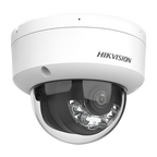 Camera IP dome 4MP Hikvision AcuSense DS-2CD2143G2-LIS2U, lentila 2.8 mm, IR si lumina alba 30 m